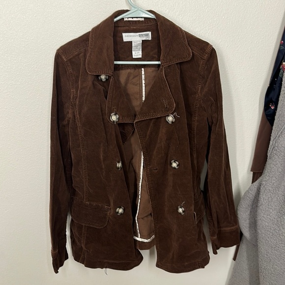 Necessary Objects Jackets & Blazers - Necessary Objects Brown Corduroy Jacket